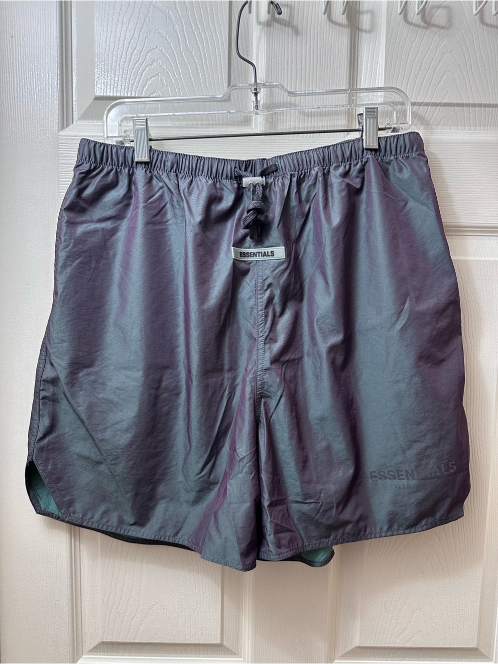 Fear Of God FOG ESSENTIALS Reflective Volley Shorts - Iridescent Men’s Large